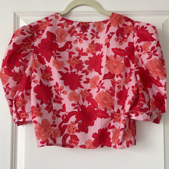 Lulus floral crop top - Picture 4 of 5